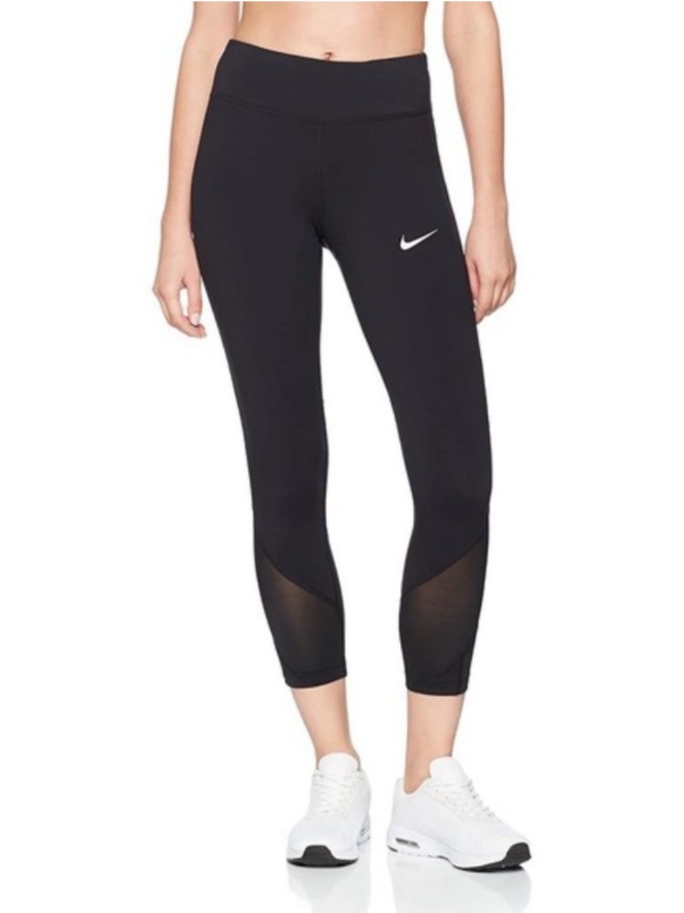 Nike Power Epic Lux Black Crop Running Leggings S